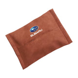 Subaru Suede Car Tissue Box Holder Seat Back Hanging Napkin Storage Bag