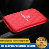 Leather Car Central Console Armrest Box Mat for Logo RX350 IS300 ES350 IS250 CT200H GS350 NX200T ES250 Protective Cushion