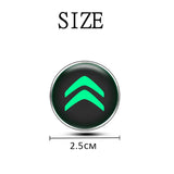 Citroen Luminous Car Engine One-click Start Stop Button Cover Sticker