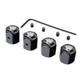 4pcs/set Skoda Anti-Theft Car Air Valve Stem Cap Auto Tyre Valve Covers