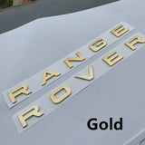 Land Rover Range Rover ABS Car Front Hood Cover Sticker Decal Auto Rear Emblem Badge