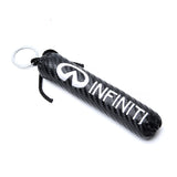 Infiniti Carbon Fiber Car Keyring Keychain