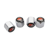 4pcs/set Audi Sline Car Air Valve Stem Cap Auto Tyre Valve Covers