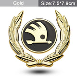 Skoda Metal Car Rear Sticker Auto Window Emblem Badge Decal