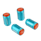 4pcs/set Subaru STI Logo Matte Car Air Valve Stem Caps Auto Tyre Valve Covers