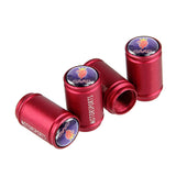 4pcs/set SAAB Logo Matte Car Air Valve Stem Caps Auto Tyre Valve Covers