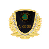 Skoda Metal Diamond Car Rear Sticker Trunk Emblem Badge Decal
