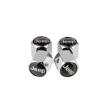 4pcs/set Jeep Anti-Theft Car Air Valve Stem Cap Auto Tyre Valve Covers