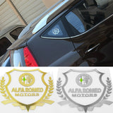 Alfa Romeo Shield Car Rear Sticker Auto Window Emblem Badge Decal