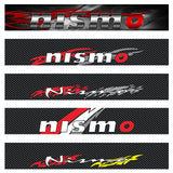 130x21cm Nissan Nismo Car Front Trunk Windshield Sunshade Sticker Decal