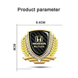 Honda Metal Diamond Car Rear Sticker Auto Window Emblem Badge Decal