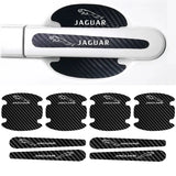 Jaguar Carbon Fiber Car Door Bowl Handle Anti-collision Protective Stickers Scratches Film