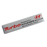 Hyundai Aluminum Alloy Car Body Sticker Nameplate Rear Emblem Badge Decal