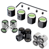 4pcs/set Land Rover Range Rover Anti-Theft Car Air Valve Stem Cap Auto Tyre Valve Covers