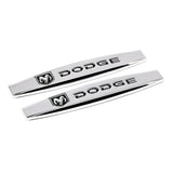 2pcs Dodge Metal Car Fender Side Badge Decal Rear Emblem Sticker