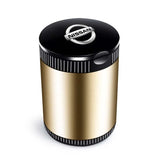 Nissan Metal Car Ash Tray Auto Ashtray Cigarette Holder Box with LED Light
