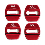 4pcs/set Infiniti Stainless Steel Car Door Lock Cover Protection