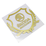 Skoda Shield Car Rear Sticker Auto Window Emblem Badge Decal