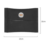 Cadillac Suede Car Seat Back Tissue Box Napkin Holder Storage Bag