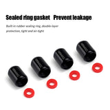 4pcs/set GMC Car Air Valve Stem Cap Anti Dirty Tyre Valve Covers
