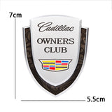 Cadillac Metal Shield Car Rear Sticker Auto Window Emblem Badge Decal