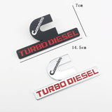 Dodge CUMMINS Turbo Metal Car Rear Sticker Emblem Badge
