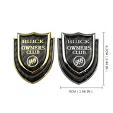 Buick Shield Carbon Fiber Car Rear Sticker Window Emblem Badge Decal
