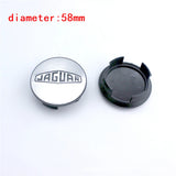 4pcs/set 58mm Jaguar ABS Car Wheel Hub Center Caps Covers