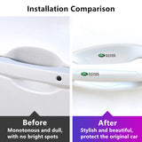 8pcs Land Rover Car Door Handle Bowl Wrist Transparent Protector Anti-collision Decal