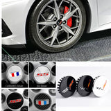 4pcs/set 68mm Chevrolet SS Camaro Corvette ABS Carbon Fiber Car Wheel Center Hub Caps Hub Covers