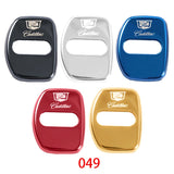 4pcs/set Cadillac Stainless Steel Car Door Lock Cover Protection