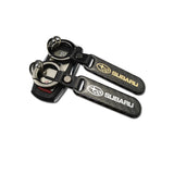 Subaru Carbon Fiber Car Logo Keychain Keyring