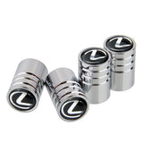 4pcs/set Lexus Logo Car Air Valve Stem Caps Auto Tyre Valve Covers