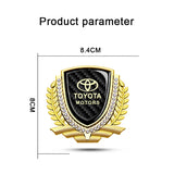 Toyota Metal Diamond Car Rear Sticker Auto Window Emblem Badge Decal