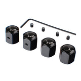 4pcs/set Citroen DS Stainless Steel Car Tire Valve Caps Auto Dust Proof Wheel Tyre Covers