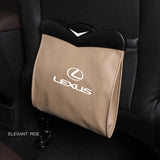 Leather Multiple Uses Bag Car LED Garbage Case Storage Box for NX200T ES250 ES330 RX270 RX350 IS200 IS300 GS430 CT200H