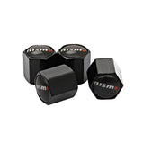 4pcs/set Nissan Nismo GTR Car Air Valve Stem Cap Auto Tyre Valve Covers