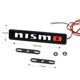 Nissan Nismo Logo Car Front Hood Grille LED Light