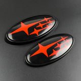 Acrylic Car Front Hood Emblem Badge Rear Sticker for Subaru Impreza BRZ WRX STI Legacy Outback XV