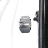 4pcs/set Infiniti Stainless Steel Car Door Lock Cover Protection