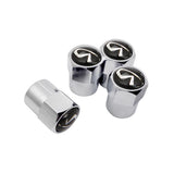 4pcs/set Infiniti Car Air Valve Stem Cap Auto Tyre Valve Covers