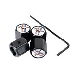 4pcs/set Ford Mustang Anti-Theft Car Air Valve Stem Cap Auto Tyre Valve Covers
