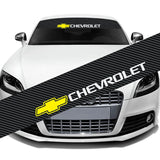 130x21cm Chevrolet Car Front Trunk Windshield Sunshade Sticker Decal