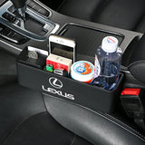For RX350 IS300 ES350 IS250 RX270 CT200H GS350 NX200T ES250 Leather ABS Car Gap Leakproof Storage Box Organizer Accessories