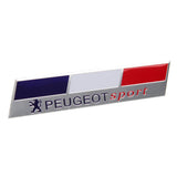 Peugeot Aluminum Alloy Car Body Sticker Nameplate Rear Emblem Badge Decal