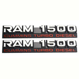 Dodge RAM 1500 2500 3500 Cummins Logo ABS Car Fender Side Emblem Badge Sticker