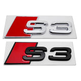 Audi S3 S4 S5 S6 S8 RS3 RS4 RS5 RS6 RS7 RS8 ABS Car Rear Sticker Auto Emblem Badge Decal