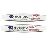 2pcs Subaru STI Metal Car Fender Side Badge Decal Rear Emblem Sticker
