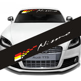 130*21cm Nissan Nismo Car Front Trunk Window Windshield Sunshade Sticker Decal