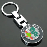 Alfa Romeo Metal Car Keychain Key Ring Holder